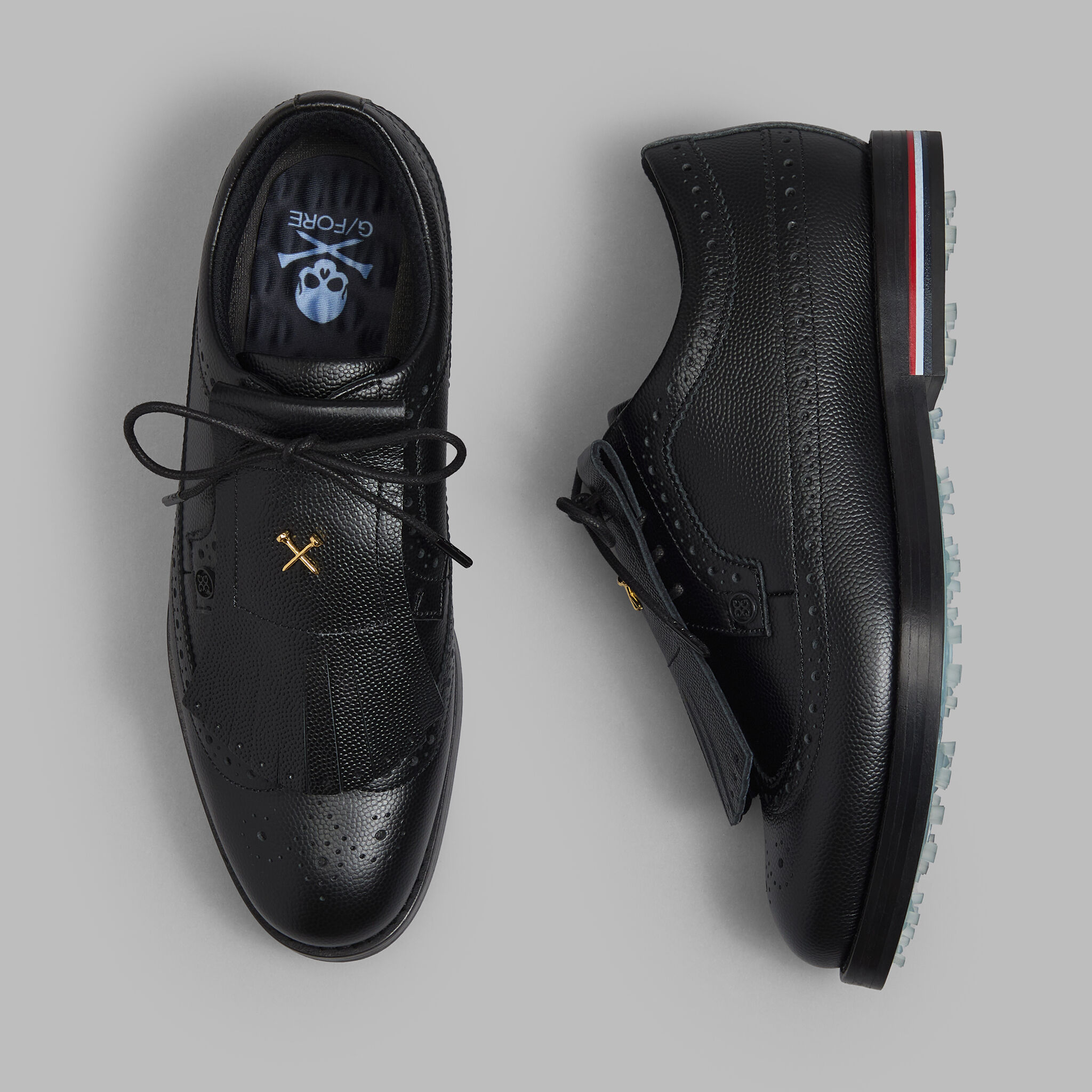 WOMEN'S GALLIVANTER LEATHER LUXE SOLE LONGWING KILTIE GOLF
