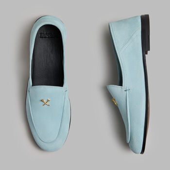 WOMEN'S METAL TEES SUEDE FLEX LOAFER - Alternate Image 1