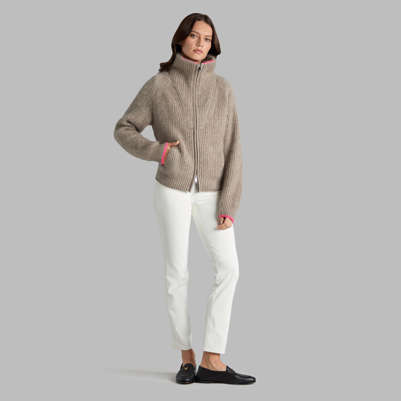 Truien Cos Half-zip Funnel-neck Lana Sueter Mujer Jacket Suéter
