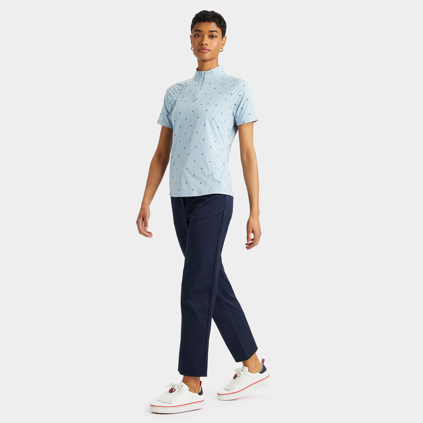 LUXE 4-WAY STRETCH TWILL STRAIGHT LEG TROUSER image number 4