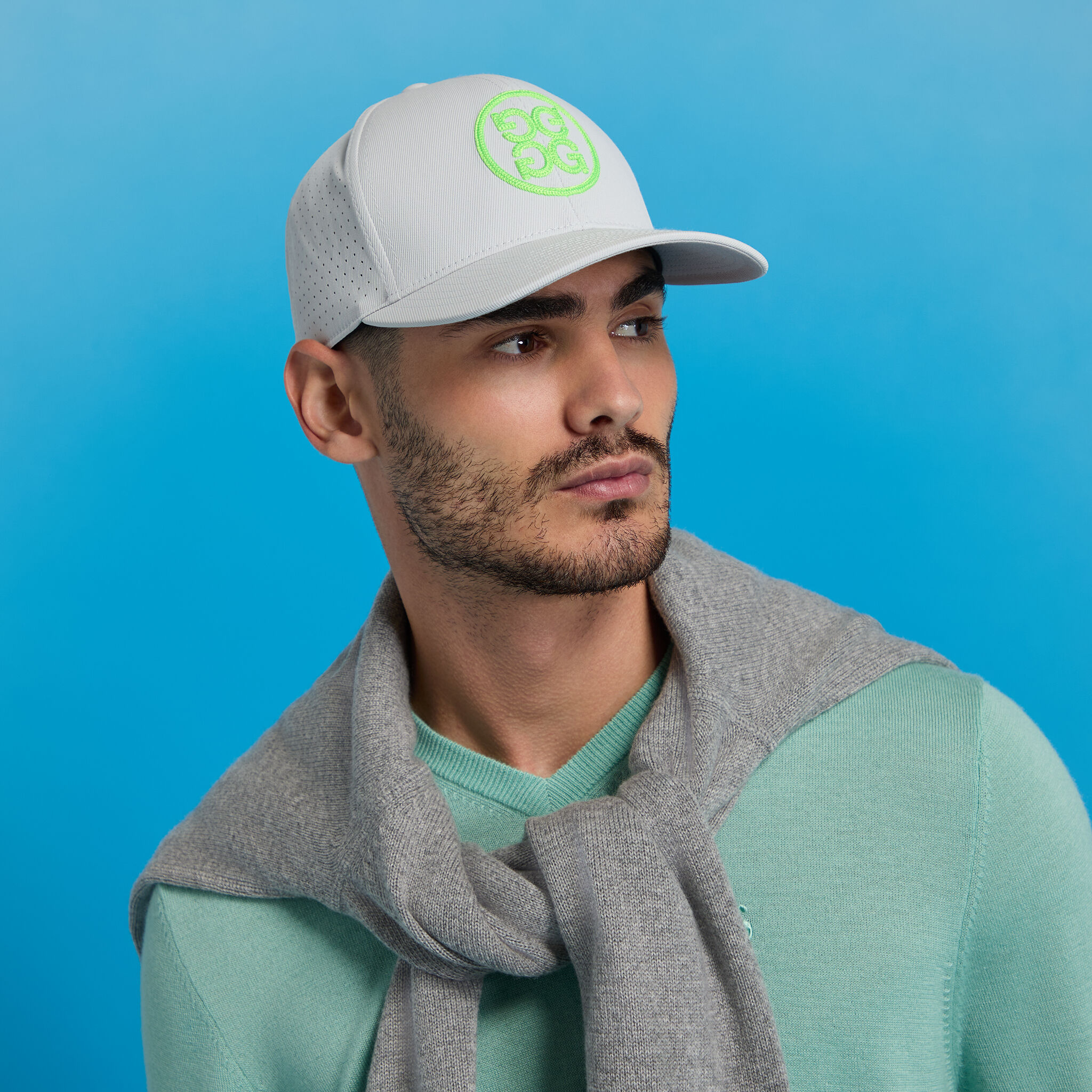 CIRCLE G'S PERFORATED RIPSTOP LOW PROFILE HAT |ACCESSORIES