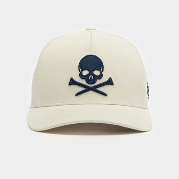 SKULL & T'S STRETCH TWILL SNAPBACK HAT