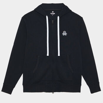 SKULL & T'S FULL ZIP HOODIE