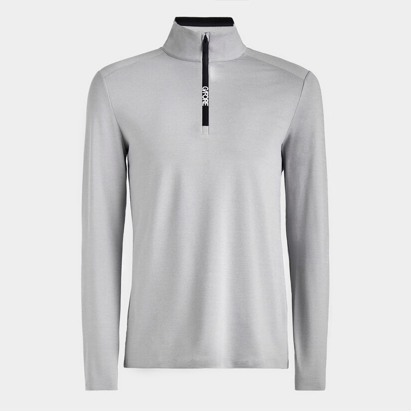 BRUSHED BACK TECH QUARTER ZIP PULLOVER image number 1