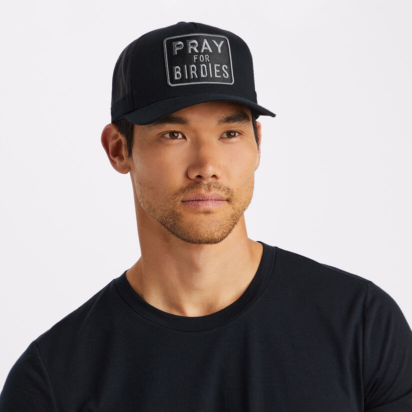 PRAY FOR BIRDIES COTTON TWILL TRUCKER HAT image number 7