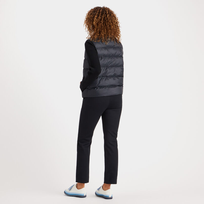 HYBRID QUILTED NYLON KNIT JACKET image number 5