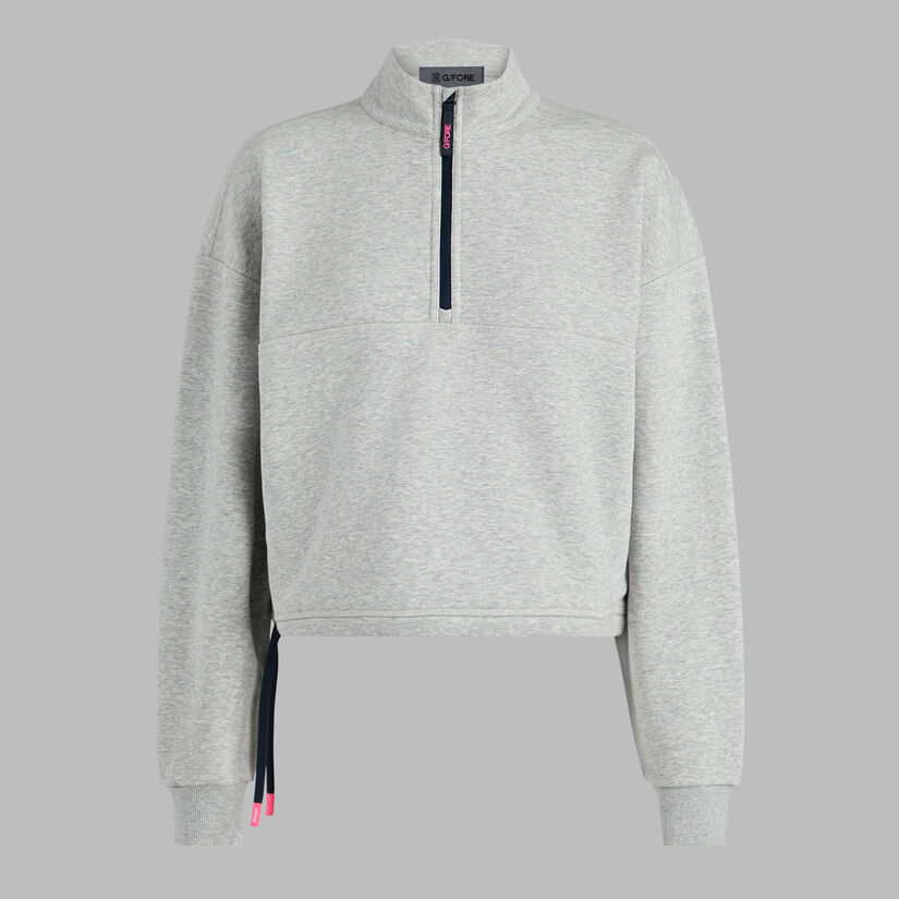 FRENCH TERRY 1/4 ZIP PULLOVER image number 1