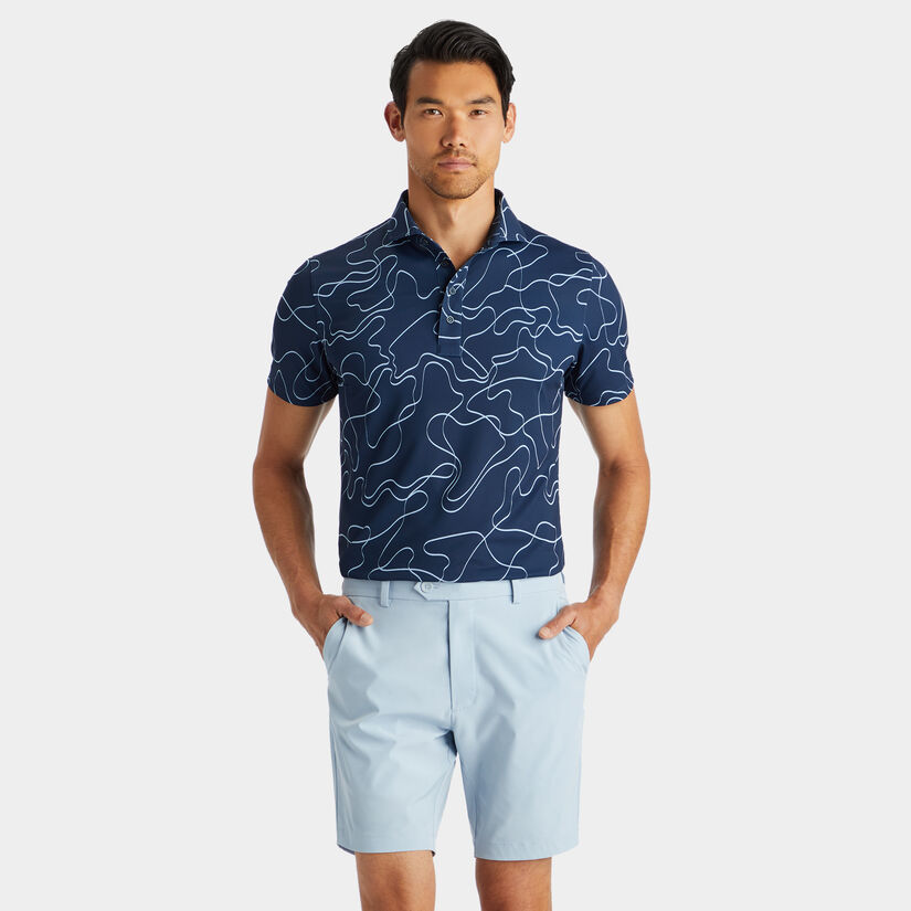PENCIL TECH PIQUÉ MODERN SPREAD COLLAR POLO image number 3