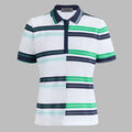 ENGINEERED STRIPE TECH PIQU&Eacute; POLO image number 1