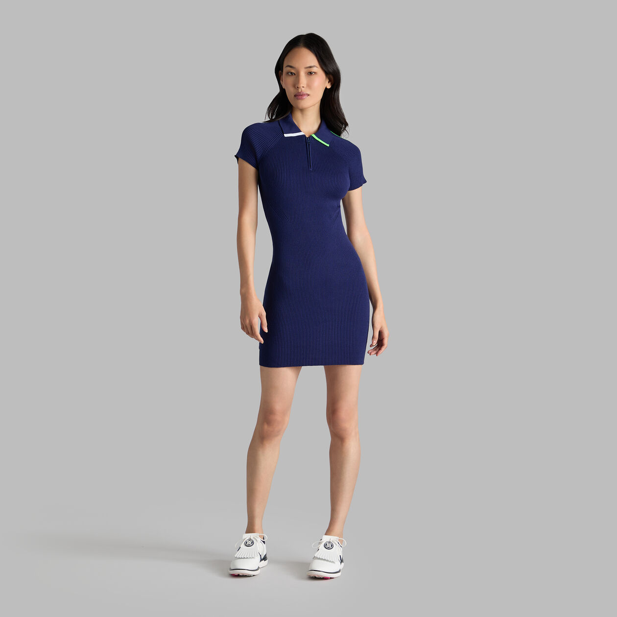 CONTOUR RIB QRT DRESS