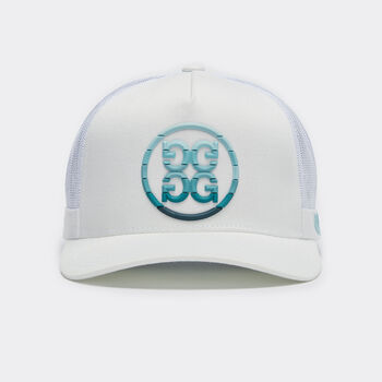 CIRCLE G'S OMBRÉ INTERLOCK KNIT TRUCKER HAT