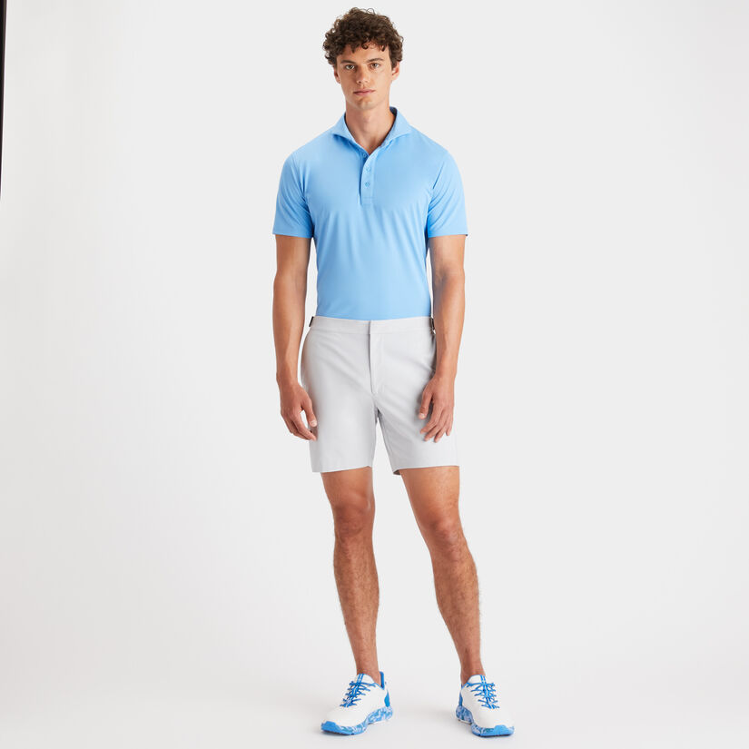 ESSENTIAL MODERN SPREAD COLLAR TECH PIQUÉ SLIM FIT POLO image number 4