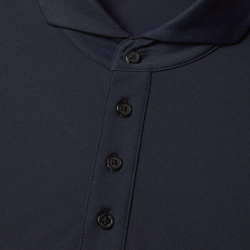 ESSENTIAL TECH PIQUÉ MODERN SPREAD COLLAR POLO image number 9