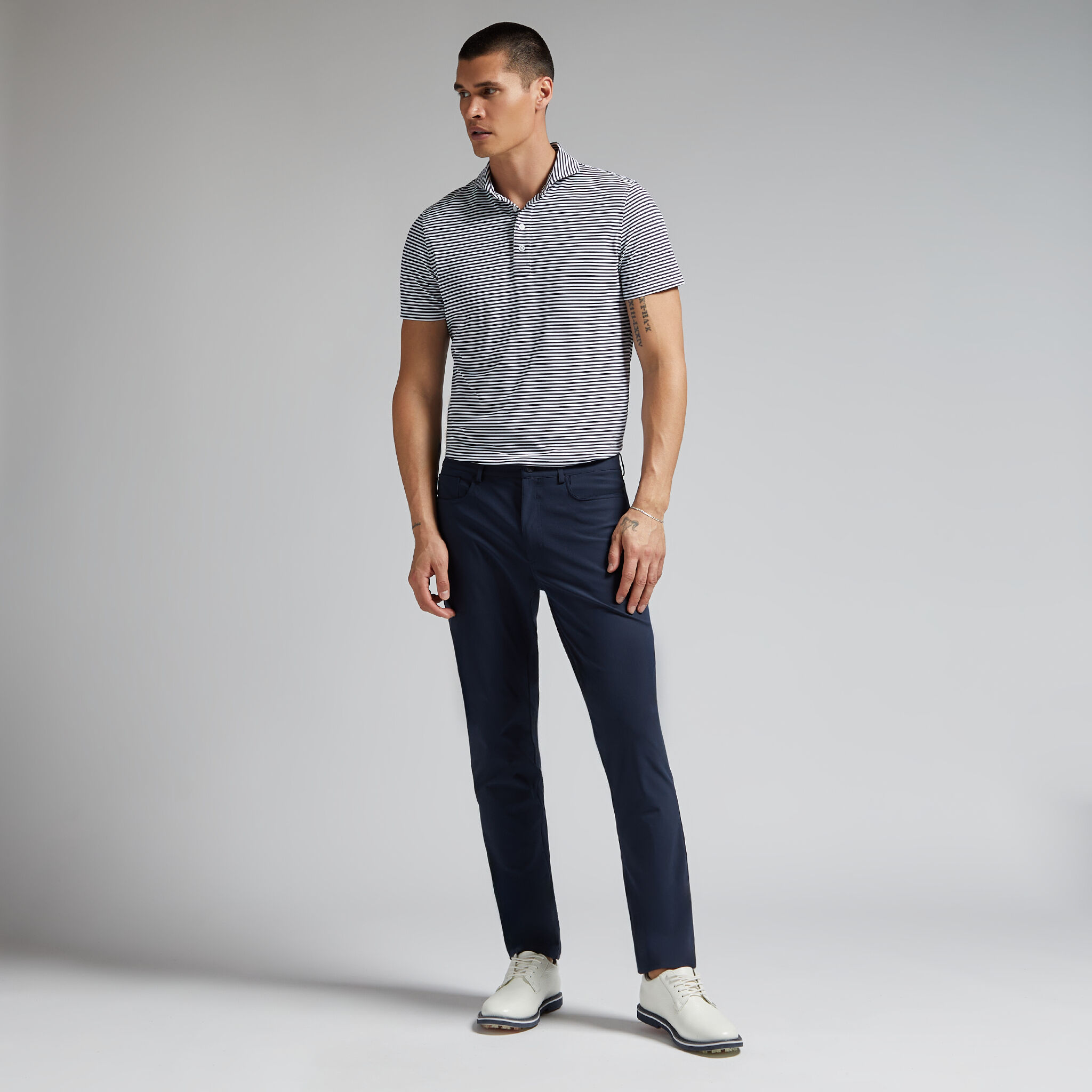 新品　BRIEFING WS PANEL STRIPE HIGHNECK RF 新品 BRIEFING WS PANEL STRIPE HIGHNECK RF - メルカリ