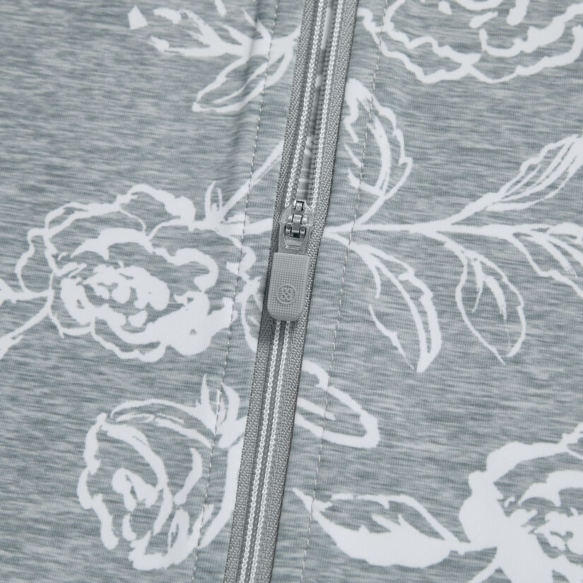 PEONY SKETCH TECH INTERLOCK FULL ZIP LAYER image number 7