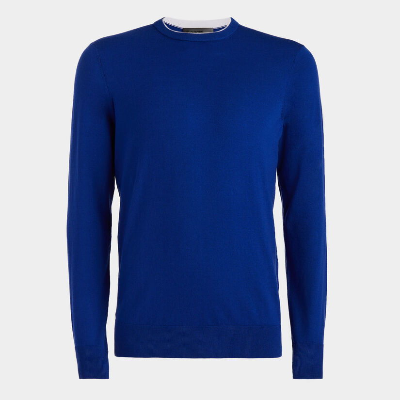 MERINO WOOL BLEND CREWNECK SWEATER image number 1
