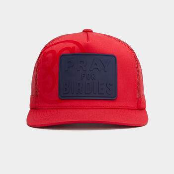 PRAY FOR BIRDIES STRETCH TWILL TRUCKER HAT