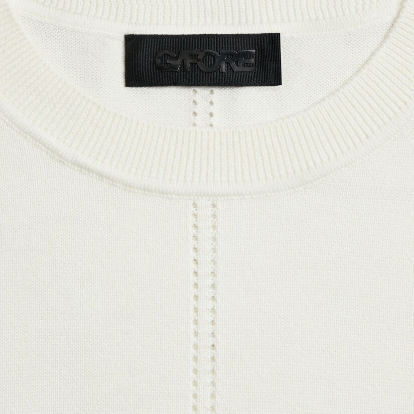 LTD RELEASE COOLING COTTON SLEEVELESS SWEATER image number 5