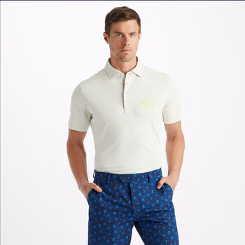 LIMITED EDITION ESSENTIAL MODERN SPREAD COLLAR TECH PIQUÉ SLIM FIT POPS POLO