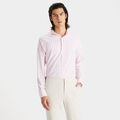 TATTERSALL PLAID MODERN SPREAD COLLAR NYLON WOVEN SLIM FIT SHIRT image number 3