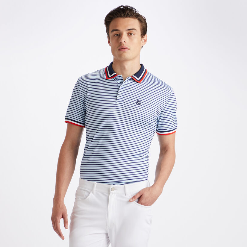 SKULL & T'S 3D TECH JERSEY SLIM FIT POLO – G/FORE