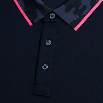 Alternative image of CAMO COLLAR PERFORMANCE PIQU&Eacute; POLO - Alternate Image 1