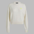 TIPPED CASHMERE CREWNECK SWEATER image number 1
