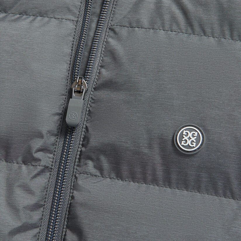 NYLON MÉLANGE PUFFER JACKET image number 7