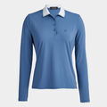 SILKY TECH NYLON LONG SLEEVE POLO image number 1