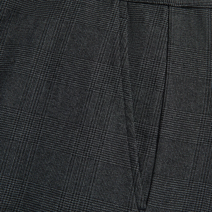 CUFFED GLEN PLAID STRETCH TROUSER image number 6