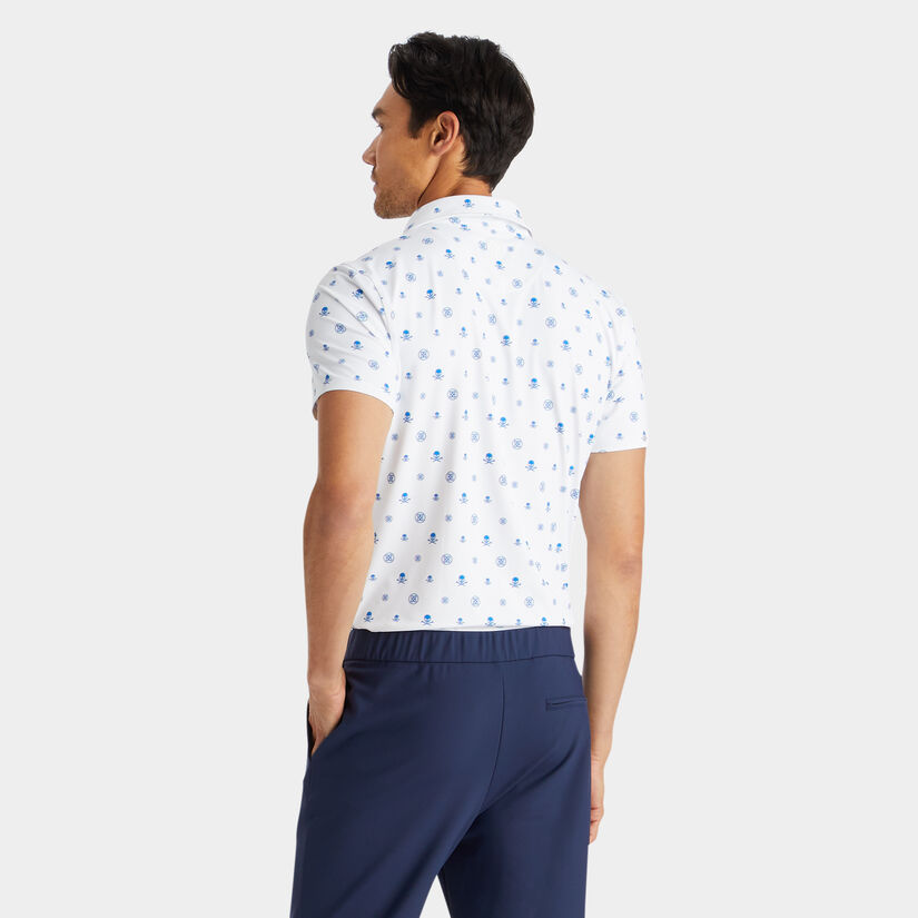 RGB TECH JERSEY MODERN SPREAD COLLAR POLO image number 5