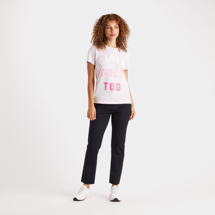 GIRLS GOLF TOO COTTON SLIM FIT TEE image number 3