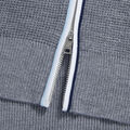 HOODED WAFFLE STITCH MERINO WOOL QUARTER ZIP SWEATER image number 7
