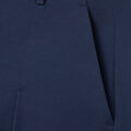HIGH RISE PLEATED STRETCH TECH TWILL A-LINE SHORT image number 7