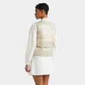 CIRCLE G'S COATED NYLON QUILTED PUFFER VEST image number 5