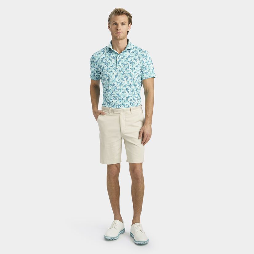 MAPPED ICON CAMO TECH JERSEY MODERN SPREAD COLLAR POLO image number 4