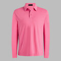 SUPER SOFT BRUSHED COTTON LONG SLEEVE POLO image number 2