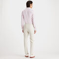 TATTERSALL PLAID MODERN SPREAD COLLAR NYLON WOVEN SLIM FIT SHIRT image number 5