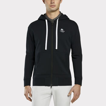 SKULL & T'S FULL ZIP HOODIE