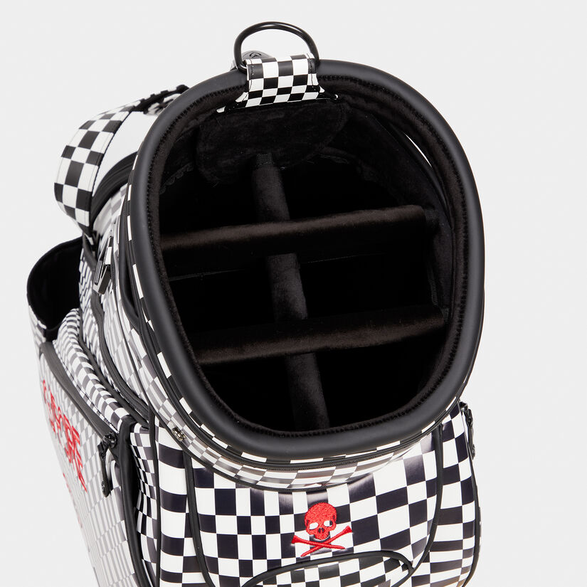 DISTORTED CHECK TOUR STAFF GOLF BAG image number 5