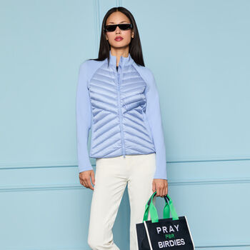 V-DOWN QUILTED HYBRID JACKET - Alternate Image 1