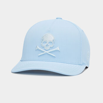 MONOCHROME SKULL & TEES STRETCH TWILL SNAPBACK HAT
