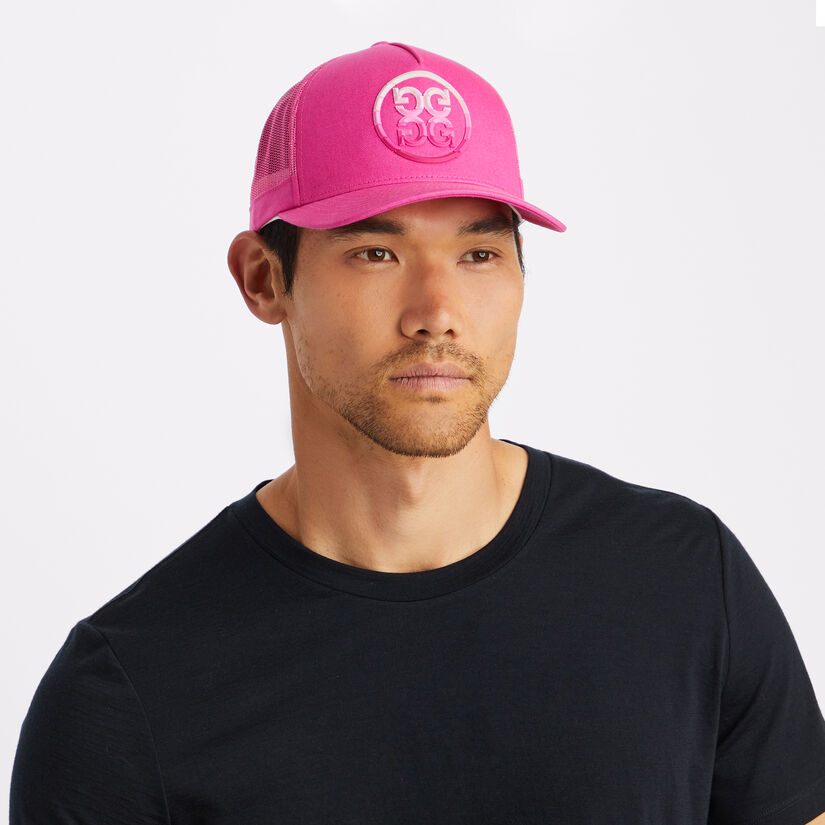 CIRCLE G'S OMBRÉ COTTON TWILL TRUCKER HAT image number 8