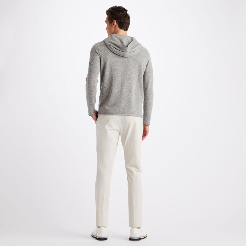 CASHMERE BLEND HOODED PULLOVER SWEATER image number 5