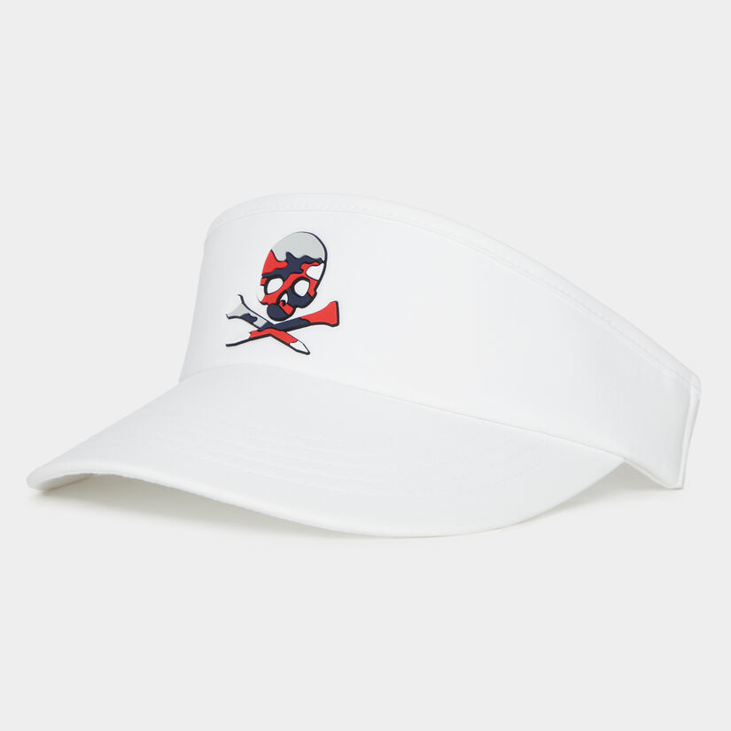 CAMO SKULL & T'S FEATHERWEIGHT TECH VISOR image number 1