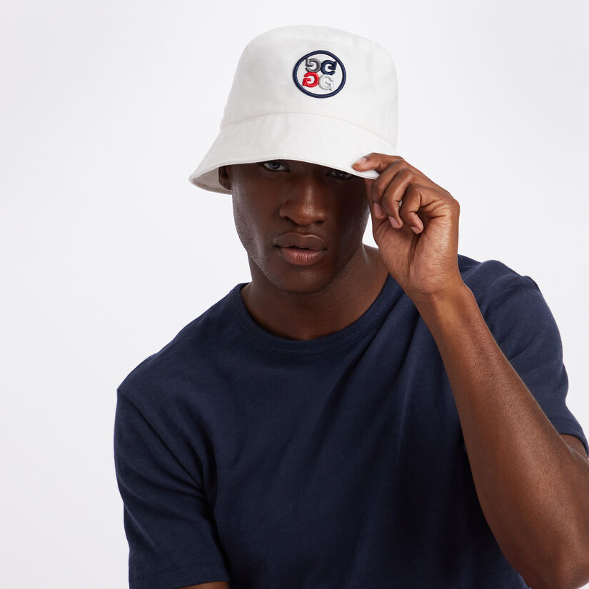 GRADIENT CIRCLE G'S WOVEN BUCKET HAT image number 5