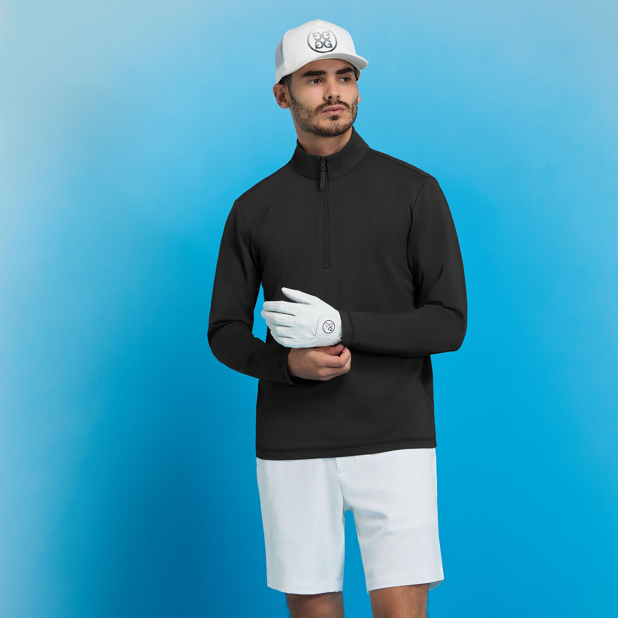 BRUSHED BACK TECH QUARTER ZIP |MEN'S PULLOVERS & QUARTER-ZIPS |G/FORE