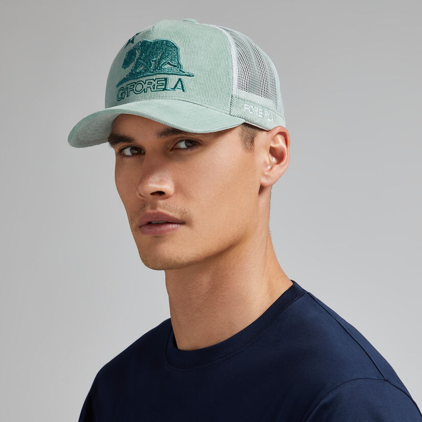 G/FORE LA COTTON CORDUROY TALL TRUCKER HAT |MEN 