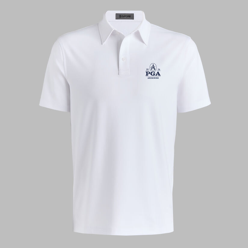 2026 PGA SOLID TECH JERSEY POLO image number 1