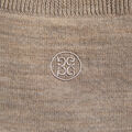 MERINO WOOL COTTON PLAITED 1/4 ZIP SWEATER image number 7